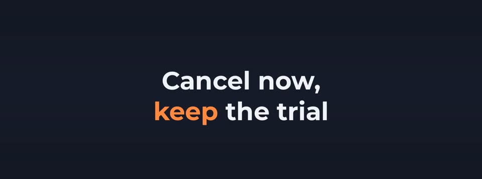Watch out for free trials
