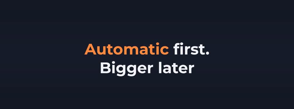 Start ridiculously small